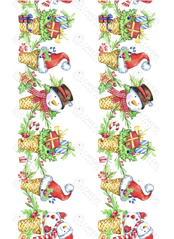 A4 Edible Icing Image - Christmas 1