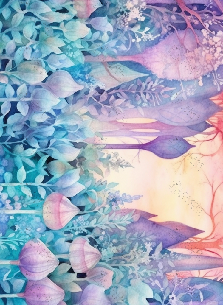 A4 Edible Icing Image - Fairyland 2