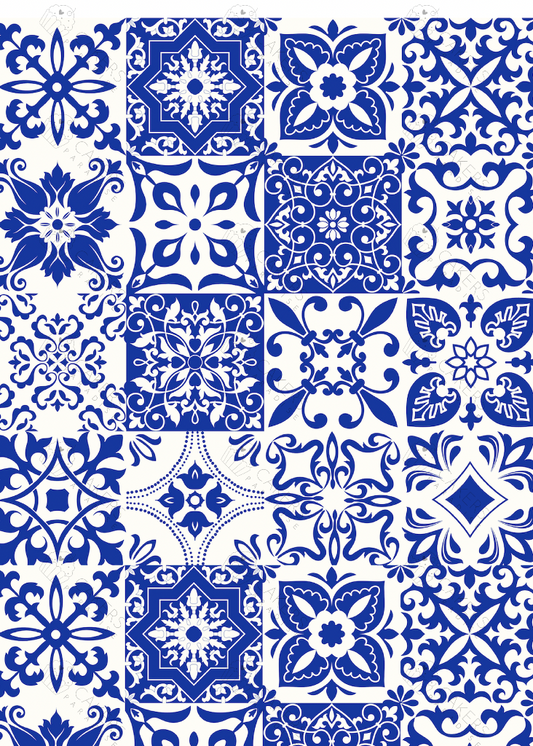 A4 Edible Icing Image - Tiles