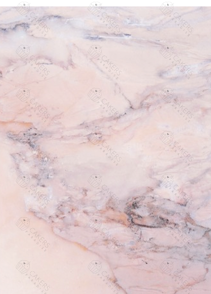 A4 Edible Icing Image - Marble Pink Smokey