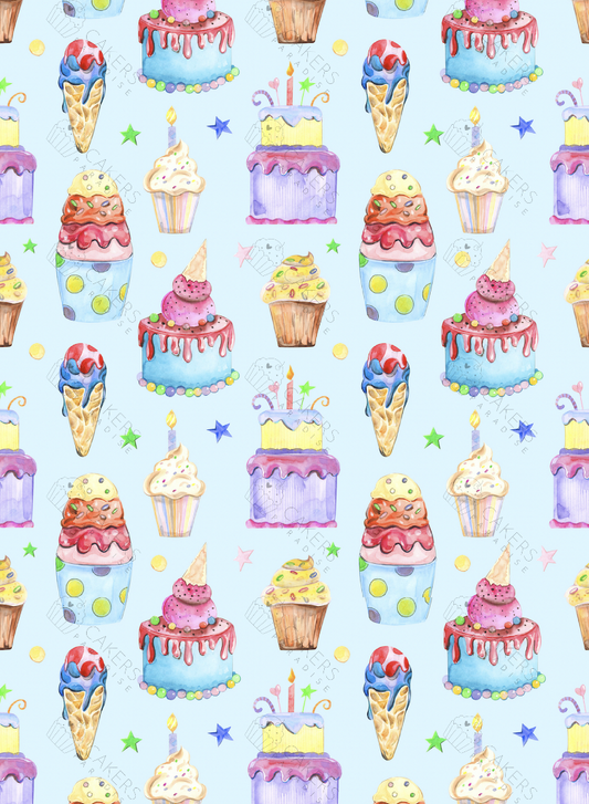A4 Edible Icing Image - Sweets 2
