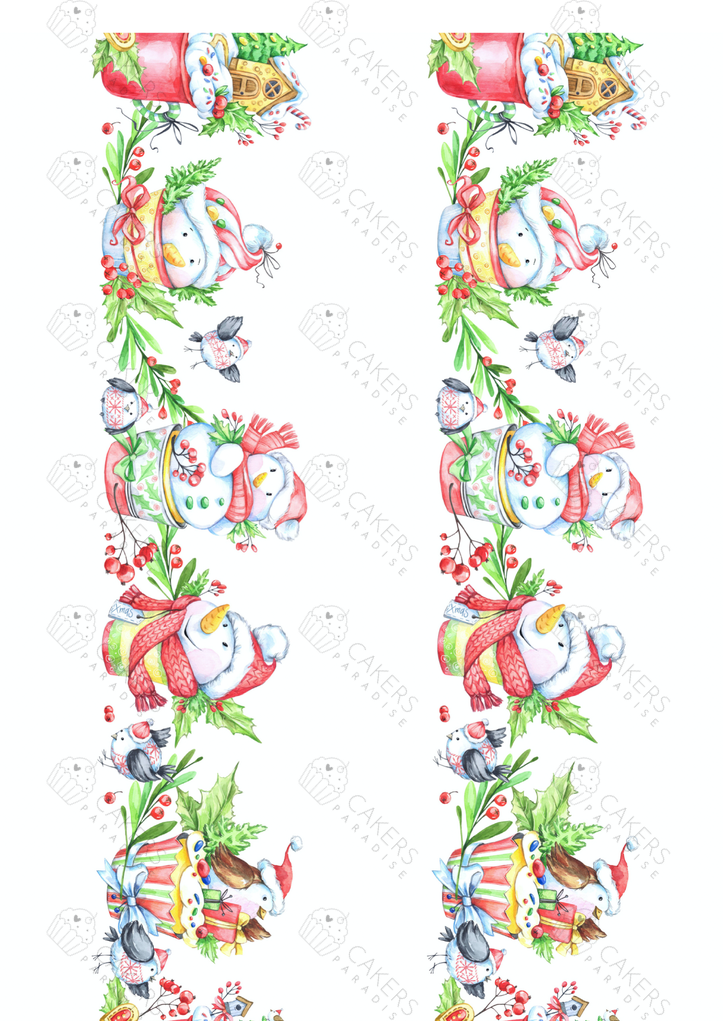 A4 Edible Icing Image - Christmas