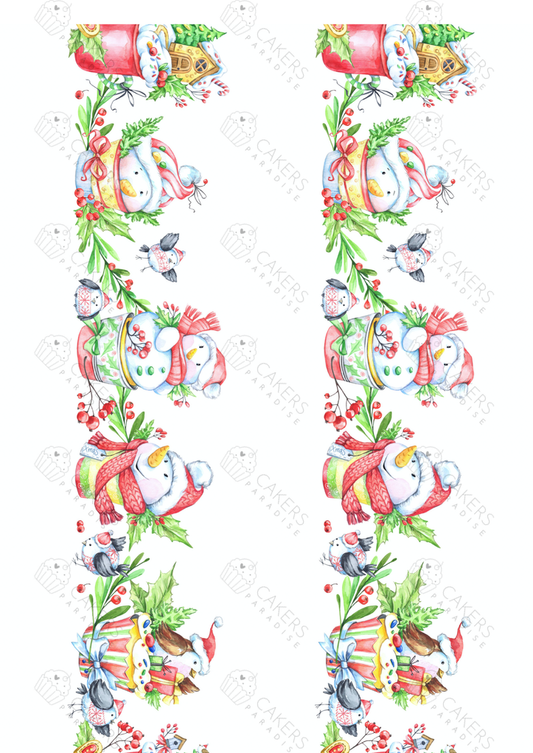 A4 Edible Icing Image - Christmas