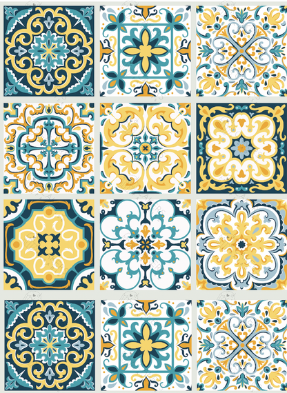 A4 Edible Icing Image - Tiles 2