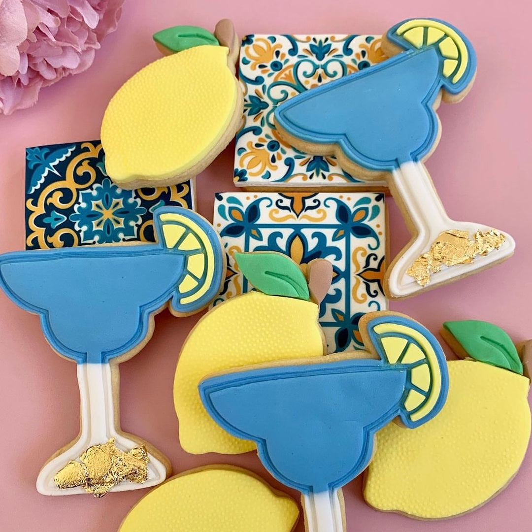 A4 Edible Icing Image - Tiles Mediterranean 