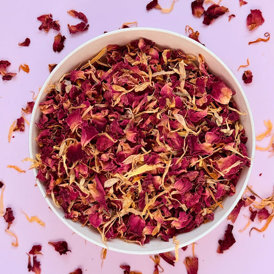 Dried Edible Flowers 20g - Sunlit Rose Element Studio Cakers Paradise