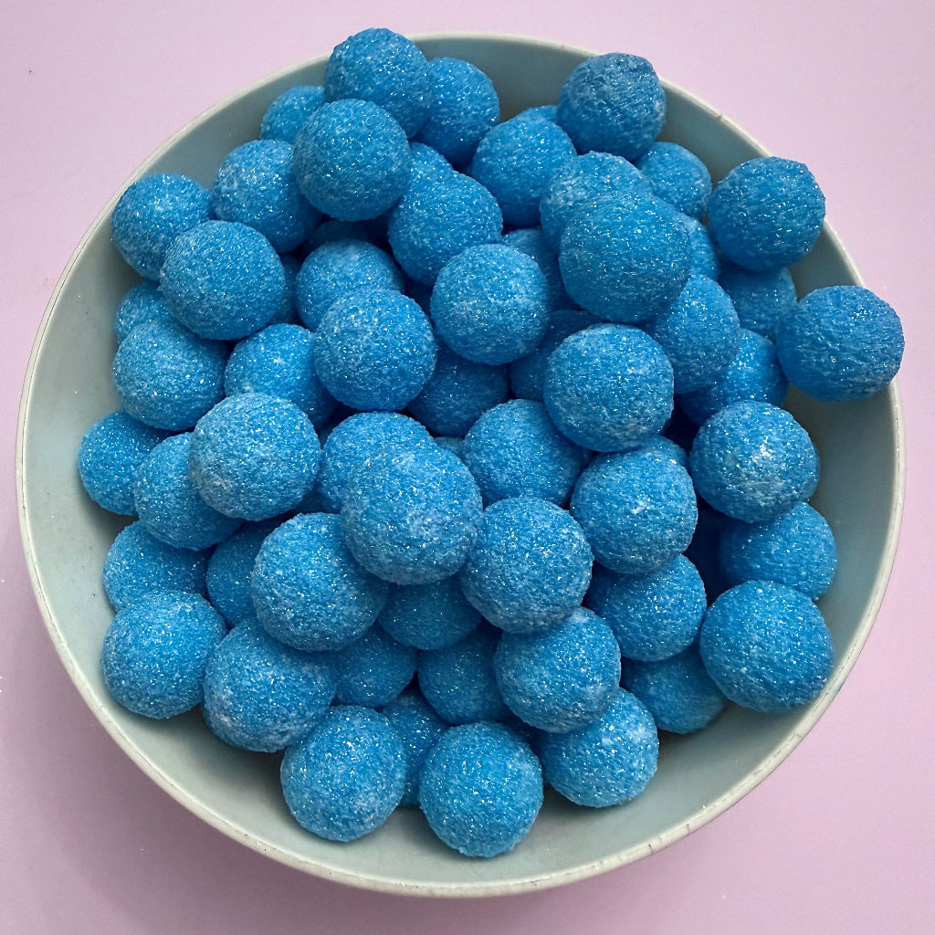 Edible Sprinkles 15mm Glitter Pearls - blue Sprinkle Cakers Paradise