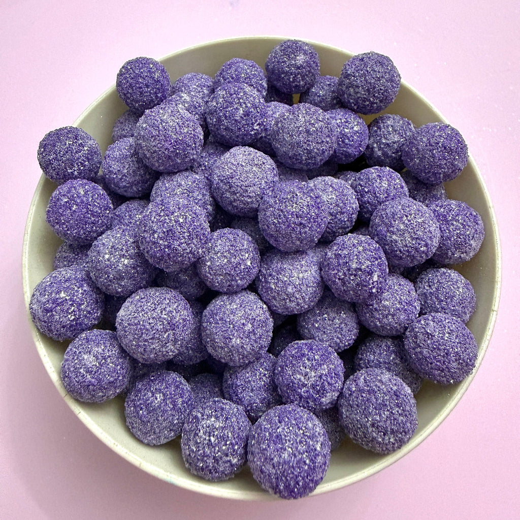 Edible Sprinkles 15mm Glitter Pearls - purple Sprinkle Cakers Paradise