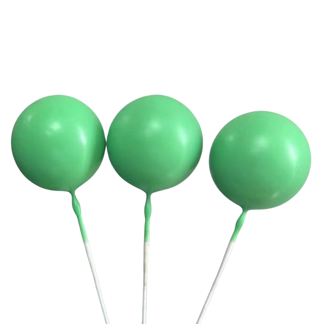 Cake Balls 12pc Mixed Sizes - Matte Green
