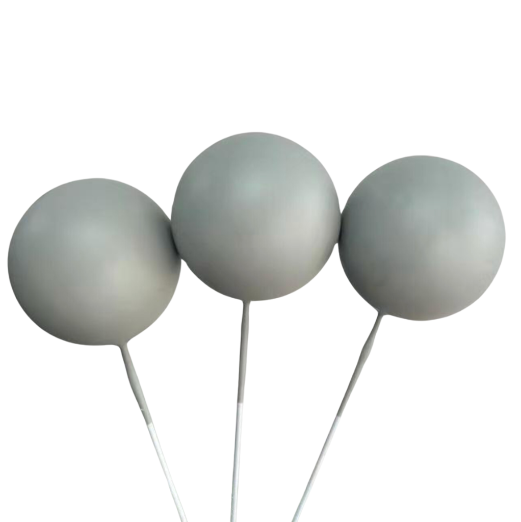 Cake Balls 12pc Mixed Sizes - Matte Grey