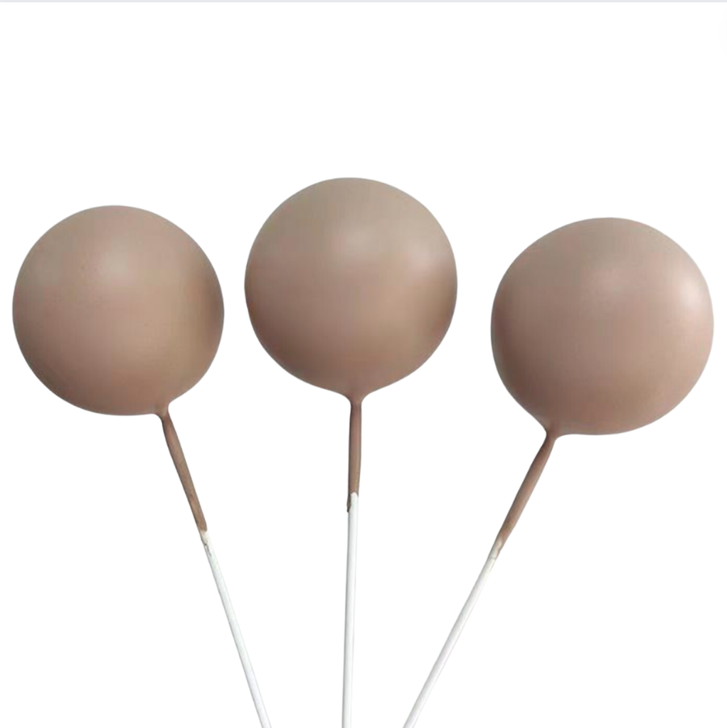 Cake Balls 12pc Mixed Sizes - Matte Latte