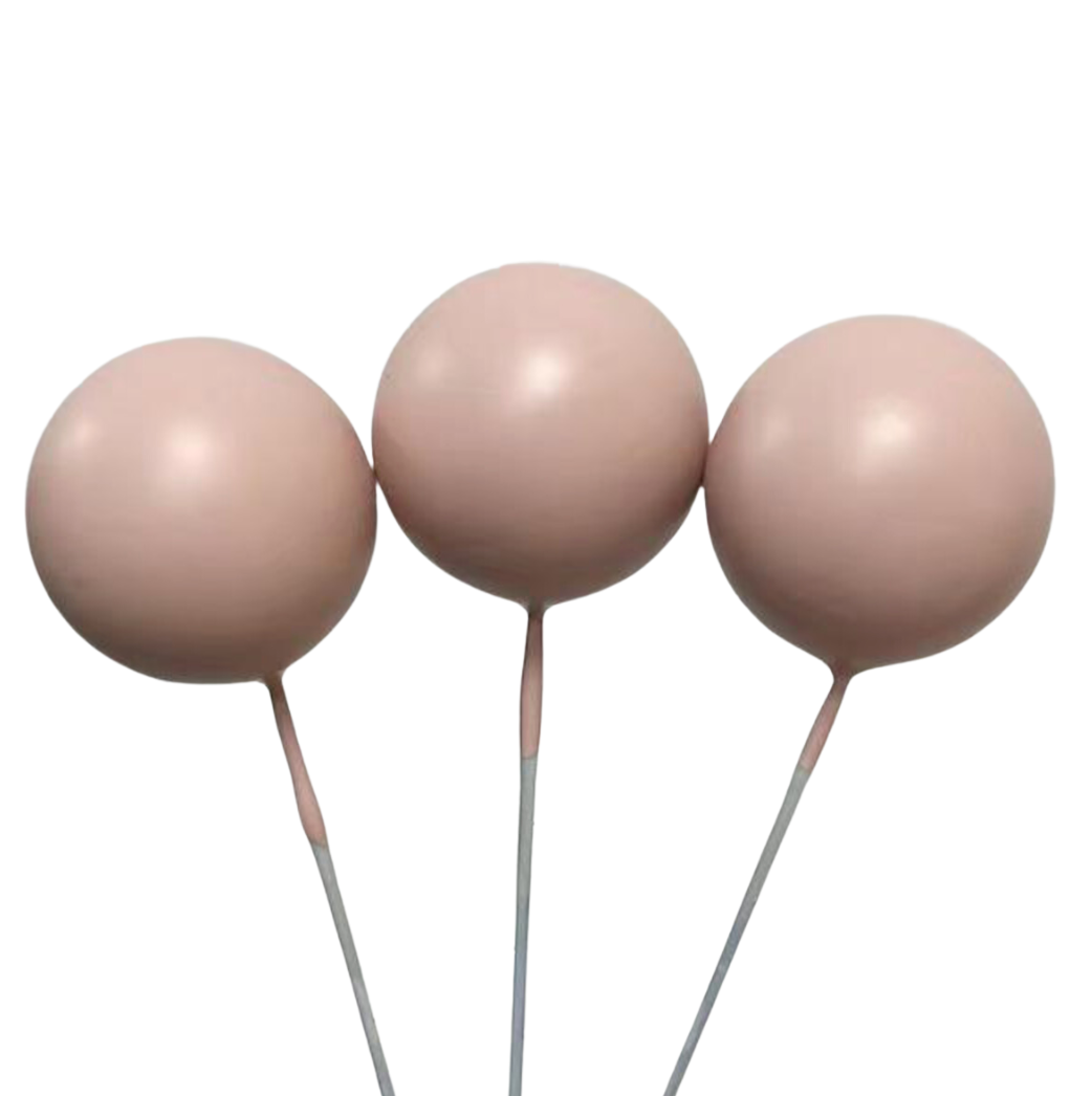 Cake Balls 12pc Mixed Sizes - Matte Blush