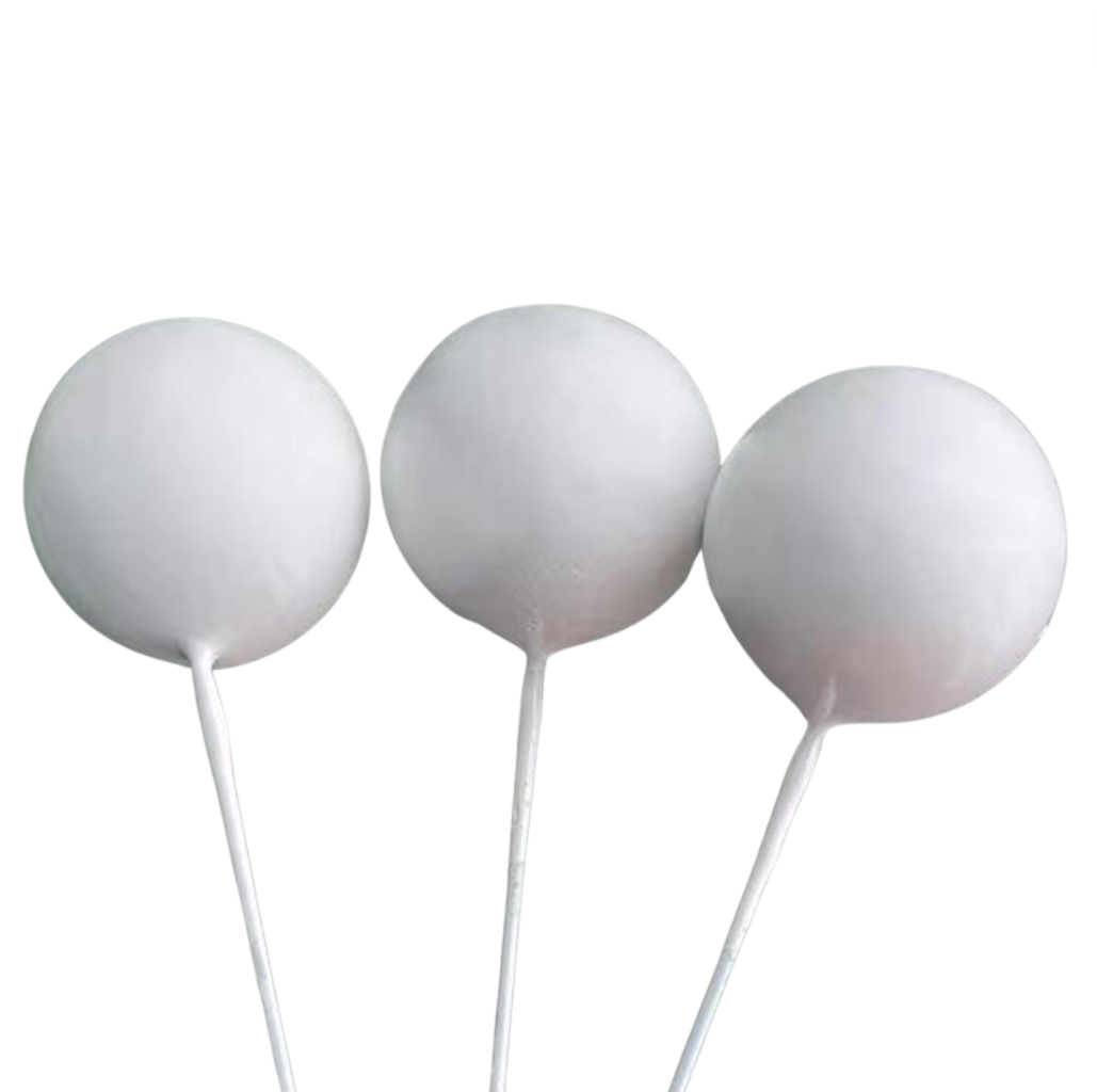 Cake Balls 12pc Mixed Sizes - Matte White