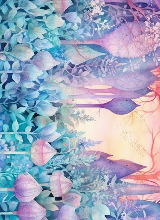 A4 Edible Icing Image - Fairyland 2