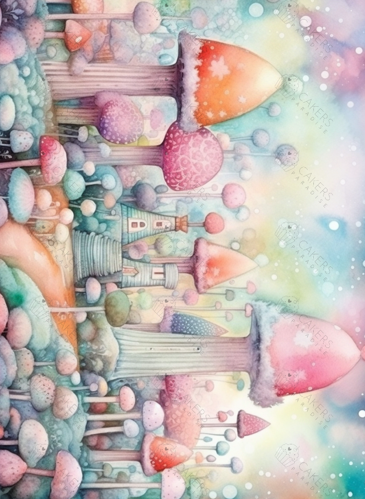A4 Edible Icing Image - Fairyland 5